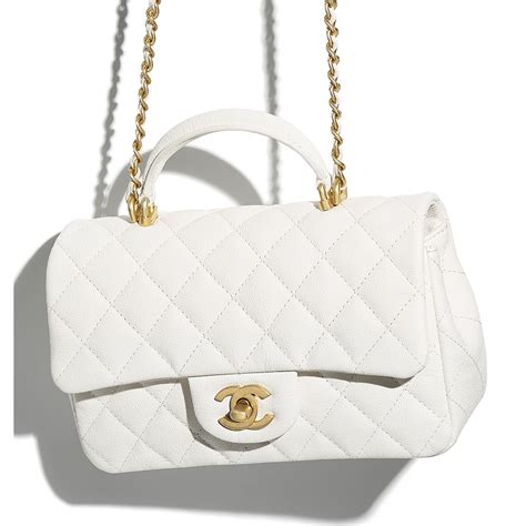 chanel grained calfskin & gold tone metal|chanel cf price.